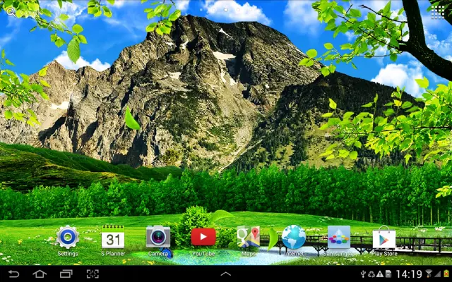 Summer Landscape Live Wallpaper android App screenshot 1